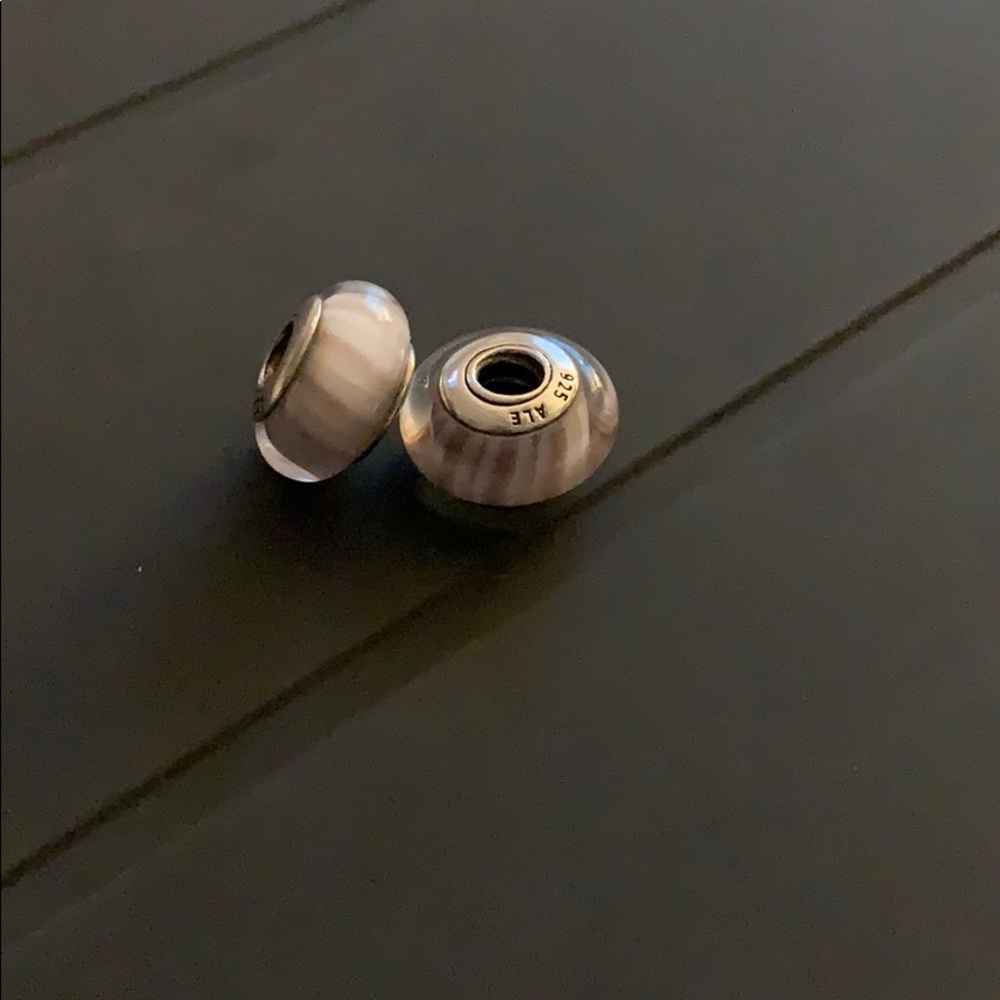 Pink Pandora Murano Glass Bead 2 of 2